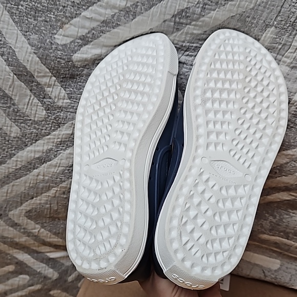 Crocs Citilane Roka Blue White Rubber junior size 3 comfort lightweight NWOT - Picture 7 of 10